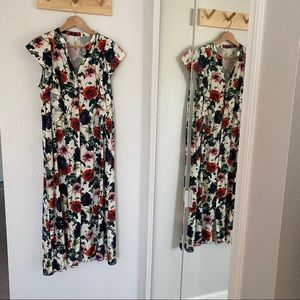 Full Length Floral Dress